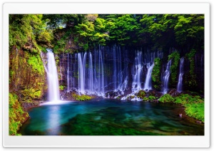 Shiraito Falls 4K UHD Wallpaper for Widescreen and UltraWide Desktop, UltraHD TV, Smartphone, Tablet