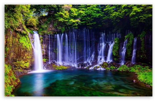 Shiraito Falls UltraHD Wallpaper for Widescreen 16:10 ;