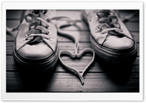 Shoelaces Heart Ultra HD Wallpaper for 4K UHD Widescreen desktop, tablet & smartphone