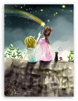 Shooting Star UltraHD Wallpaper for Mobile 3:4 ;