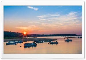 Shore at Sunset Ultra HD Wallpaper for 4K UHD Widescreen desktop, tablet & smartphone