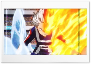 shouto todoroki 4K UHD Wallpaper for Widescreen and UltraWide Desktop, UltraHD TV, Smartphone, Tablet