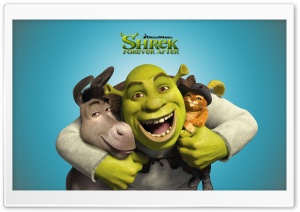 Shrek, Donkey and Puss in Boots, Shrek Forever After Ultra HD Wallpaper for 4K UHD Widescreen desktop, tablet & smartphone