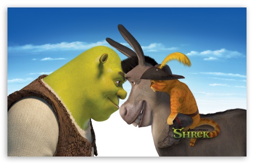 Shrek, Donkey And Puss, Shrek The Final Chapter Ultra HD Desktop