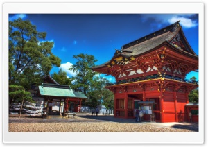 Shrine Gate And Grounds Ultra HD Wallpaper for 4K UHD Widescreen desktop, tablet & smartphone