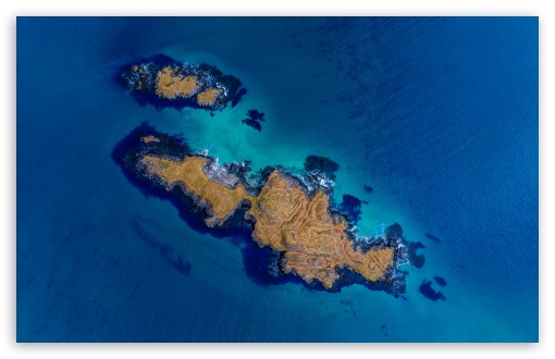 Siaram Mor Valtos Outer Hebrides Aerial Seascape UltraHD Wallpaper for UHD 16:9 ; HD 16:9 ; UltraWide 21:9 24:10 32:9 32:10 ; Widescreen 16:10 ; Tablet 1:1 ; Dual 16:10 16:9 ;