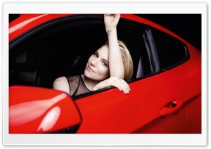 Sienna Miller Car Ultra HD Wallpaper for 4K UHD Widescreen desktop, tablet & smartphone