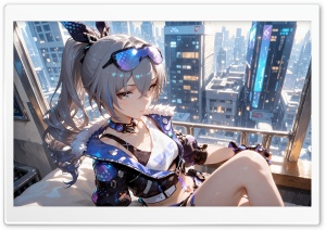 Silver Wolf - Honkai Star Rail 4K UHD Wallpaper for Widescreen and UltraWide Desktop, UltraHD TV, Smartphone, Tablet