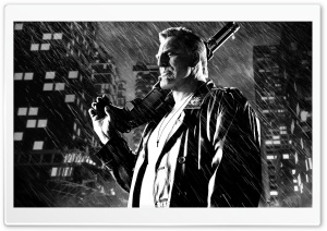 Sin City A Dame to Kill For Mickey Rourke as Marv Ultra HD Wallpaper for 4K UHD Widescreen desktop, tablet & smartphone