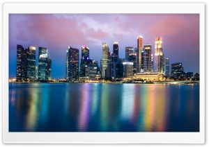 Singapore, Cityscape, Singapore, City, Reflection, Asia 4K UHD Wallpaper for Widescreen and UltraWide Desktop, UltraHD TV, Smartphone, Tablet