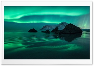 Skagsanden beach, Lofoten Most Scenic Beaches Ultra HD Wallpaper for 4K UHD Widescreen desktop, tablet & smartphone