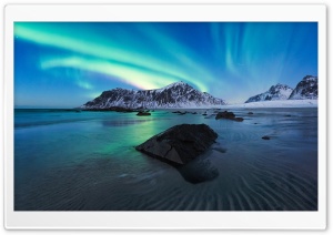 Skagsanden beach, Norway Ultra HD Wallpaper for 4K UHD Widescreen desktop, tablet & smartphone