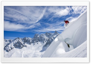 Skiing Ultra HD Wallpaper for 4K UHD Widescreen desktop, tablet & smartphone