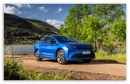 Skoda Enyaq Coupe Sportline UltraHD Wallpaper for Widescreen 16:10 ;