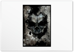 skull grunge 4K UHD Wallpaper for Widescreen and UltraWide Desktop, UltraHD TV, Smartphone, Tablet