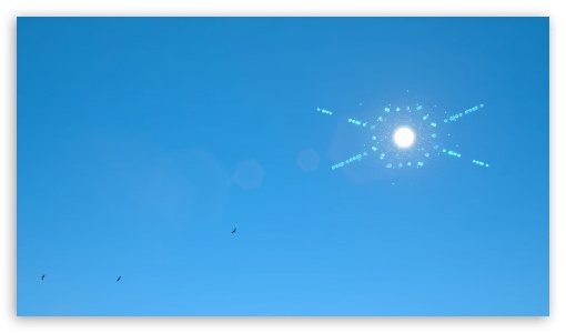 Sky illustration UltraHD Wallpaper for HD 16:9 ;