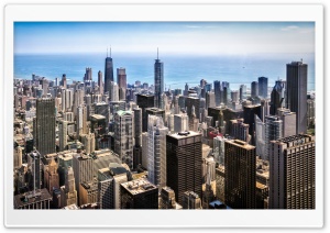 Skydeck Chicago City View Ultra HD Wallpaper for 4K UHD Widescreen desktop, tablet & smartphone