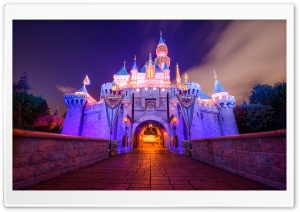 Sleeping Beauty Castle, Disneyland Ultra HD Wallpaper for 4K UHD Widescreen desktop, tablet & smartphone
