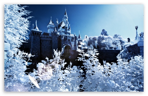 Sleeping Beauty Castle Winter UltraHD Wallpaper for HD 16:9 ; Widescreen 16:10 5:3 ; Fullscreen 4:3 5:4 3:2 ; Tablet 1:1 ; Mobile 3:4 ;