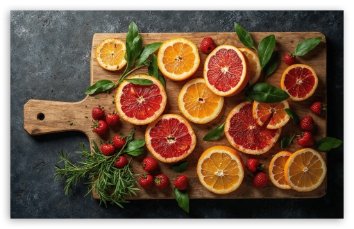 Slices of Orange and Blood Orange UltraHD Wallpaper for UHD 16:9 ; HD 16:9 ; UltraWide 21:9 24:10 ; Widescreen 16:10 5:3 ; Fullscreen 4:3 5:4 3:2 ;