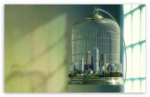 Small city UltraHD Wallpaper for Widescreen 16:10 ;