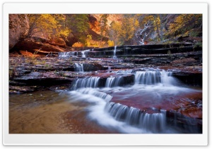 Small Creek In Zion National Park Ultra HD Wallpaper for 4K UHD Widescreen Desktop, Lockscreen, Screensaver, TV, Tablet, Smartphone