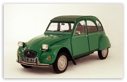 Small Green Car UltraHD Wallpaper for HD 16:9 ; Widescreen 16:10 5:3 ; Fullscreen 4:3 3:2 ;