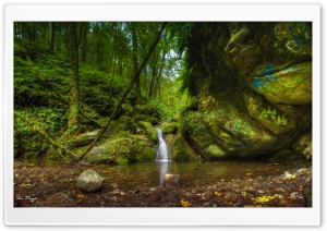 Small Waterfall Ultra HD Wallpaper for 4K UHD Widescreen desktop, tablet & smartphone