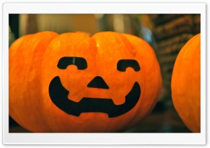 Smiling Pumpkin Ultra HD Wallpaper for 4K UHD Widescreen desktop, tablet & smartphone