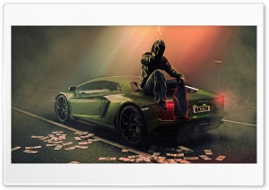 Smoke Over Asphalt 4K UHD Wallpaper for Widescreen and UltraWide Desktop, UltraHD TV, Smartphone, Tablet