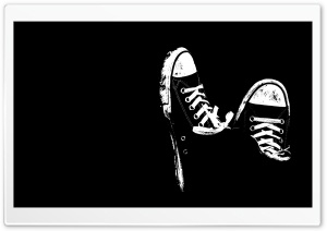 Sneakers Black And White Ultra HD Wallpaper for 4K UHD Widescreen desktop, tablet & smartphone