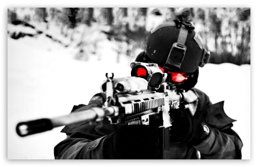 Remington MSR with Ghillie Sniper (Wallpaper) by Scarlighter on DeviantArt