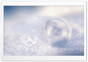 Snow Bubble Ultra HD Wallpaper for 4K UHD Widescreen desktop, tablet & smartphone