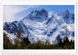 Snow Covered Mountain Ultra HD Wallpaper for 4K UHD Widescreen desktop, tablet & smartphone