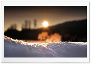 Snow In Sunlight Ultra HD Wallpaper for 4K UHD Widescreen desktop, tablet & smartphone