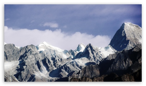 Snow Peaked Himalayas UltraHD Wallpaper for 8K UHD TV 16:9 Ultra High Definition 2160p 1440p 1080p 900p 720p ;