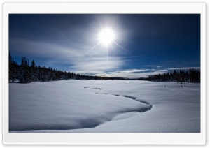 Snow Trail Ultra HD Wallpaper for 4K UHD Widescreen desktop, tablet & smartphone