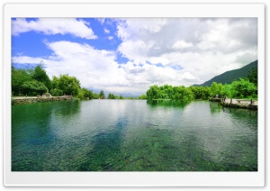 Snow Water Lake Ultra HD Wallpaper for 4K UHD Widescreen desktop, tablet & smartphone