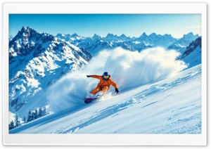 Snowboard 4K UHD Wallpaper for Widescreen and UltraWide Desktop, UltraHD TV, Smartphone, Tablet