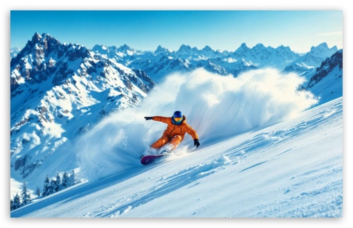 Snowboard UltraHD Wallpaper for HD 16:9 ; Widescreen 16:10 ;