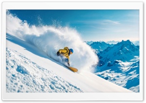 Snowboard 4K UHD Wallpaper for Widescreen and UltraWide Desktop, UltraHD TV, Smartphone, Tablet