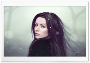 Snowfall Artwork Ultra HD Wallpaper for 4K UHD Widescreen desktop, tablet & smartphone