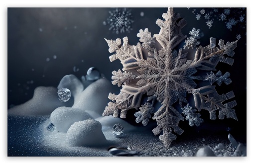 Snowflake Background Image UltraHD Wallpaper for UHD 16:9 ; HD 16:9 ; UltraWide 21:9 24:10 ; Widescreen 16:10 5:3 ; Fullscreen 4:3 5:4 3:2 ; Tablet 1:1 ;