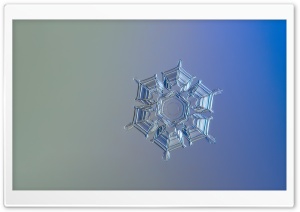 Snowflake Minimalism Ultra HD Wallpaper for 4K UHD Widescreen desktop, tablet & smartphone
