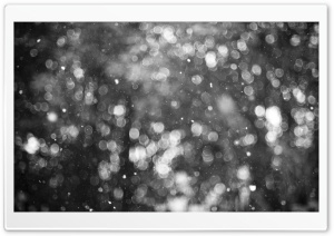 Snowflakes Bokeh Ultra HD Wallpaper for 4K UHD Widescreen desktop, tablet & smartphone