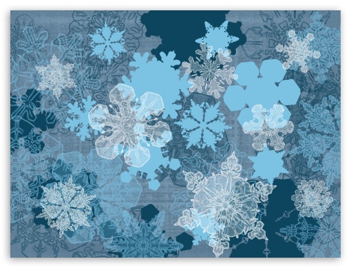 Snowflakes by Hadolabs.com 3 UltraHD Wallpaper for Fullscreen 4:3 ;