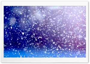 Snowflakes Falling Ultra HD Wallpaper for 4K UHD Widescreen desktop, tablet & smartphone