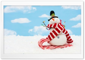 Snowman Craft Ultra HD Wallpaper for 4K UHD Widescreen desktop, tablet & smartphone