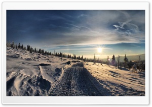 Snowmobile Trails Ultra HD Wallpaper for 4K UHD Widescreen desktop, tablet & smartphone