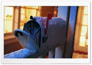 Snowy Mailbox Ultra HD Wallpaper for 4K UHD Widescreen desktop, tablet & smartphone